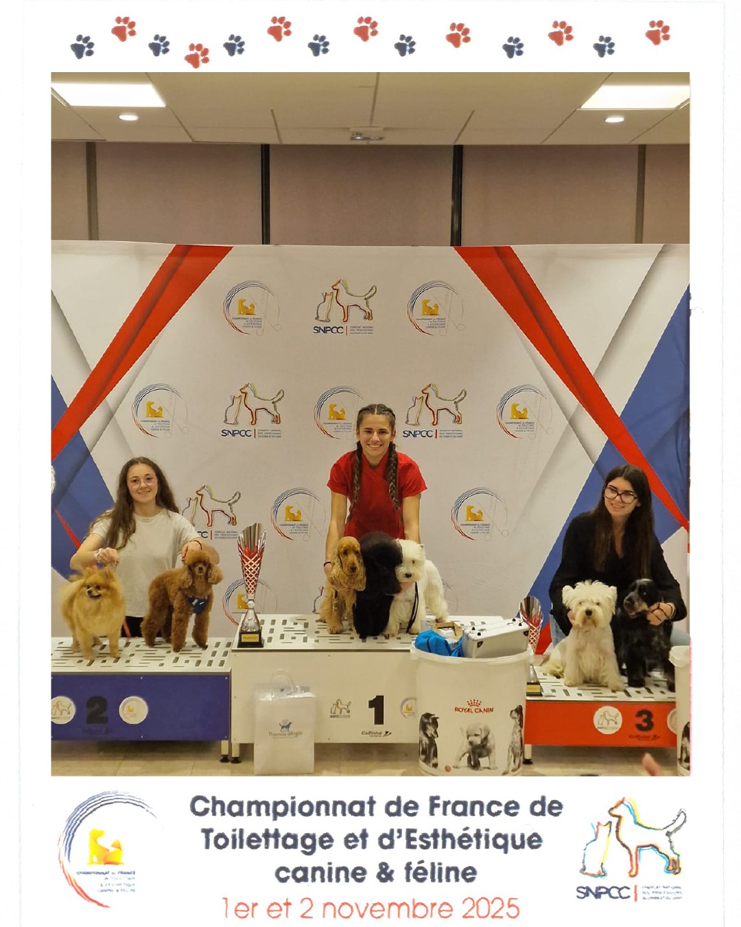 image Justine podium